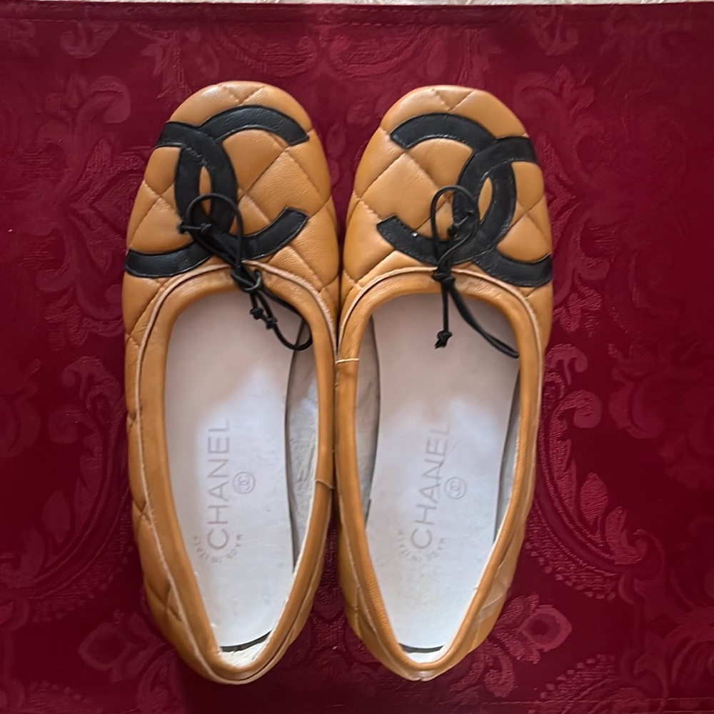 Vintage Chanel flats.